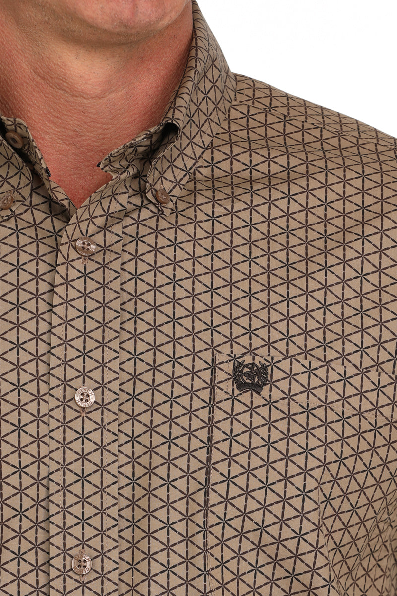 Cinch - Men's Triangle Button-Down Western Shirt