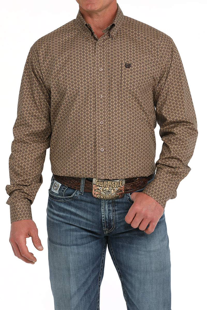 Cinch - Men's Triangle Button-Down Western Shirt