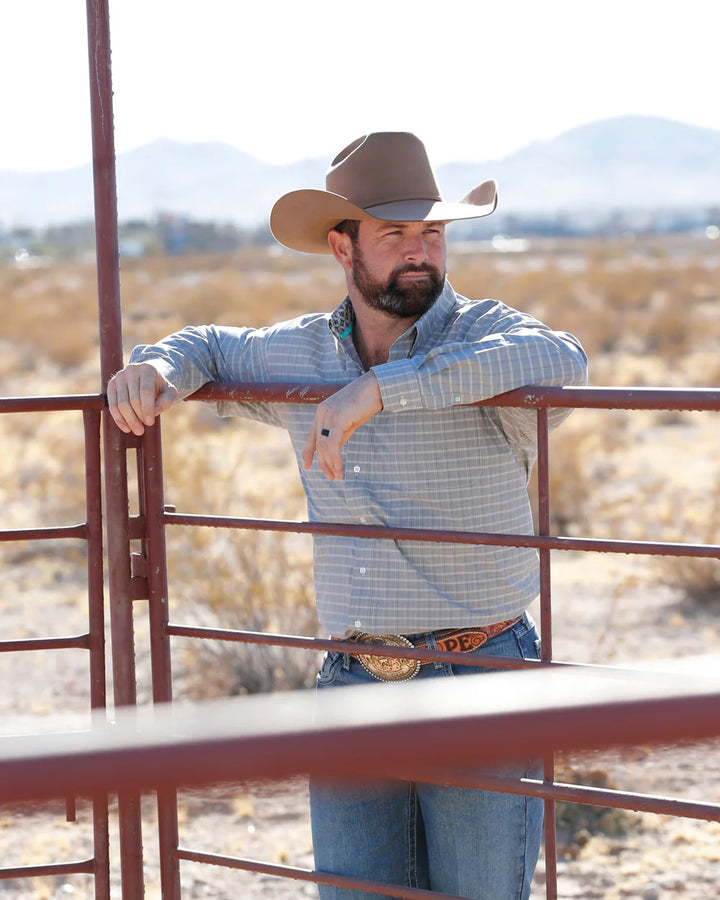 Cinch - Men's Long Sleeve Plain Weave Print