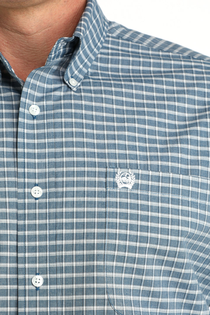 Cinch - Men's Long Sleeve Plain Weave Print