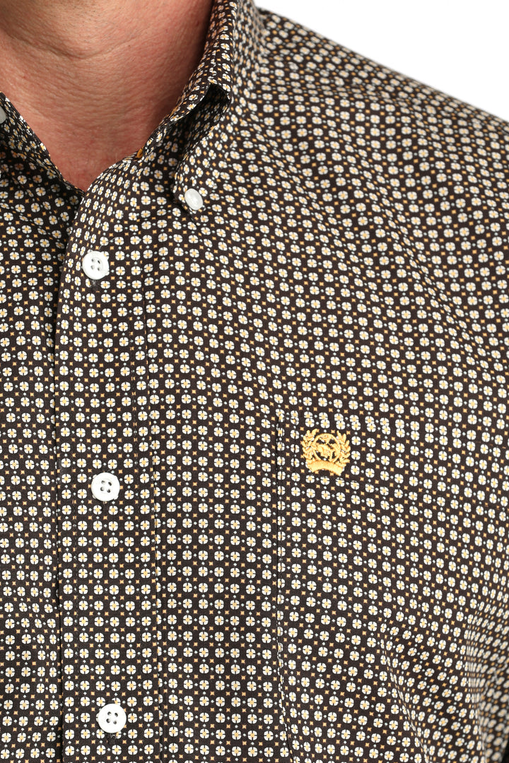 Cinch - Men's Long Sleeve Plain Weave Print