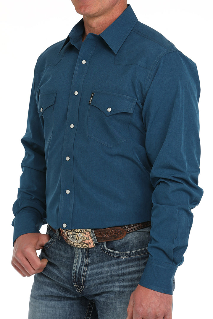 Cinch - Men's Long Sleeve Navy Blue