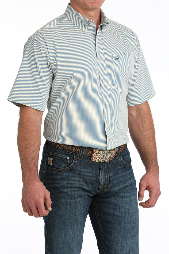 Cinch - Men's Athletic Stripe Short Sleeve