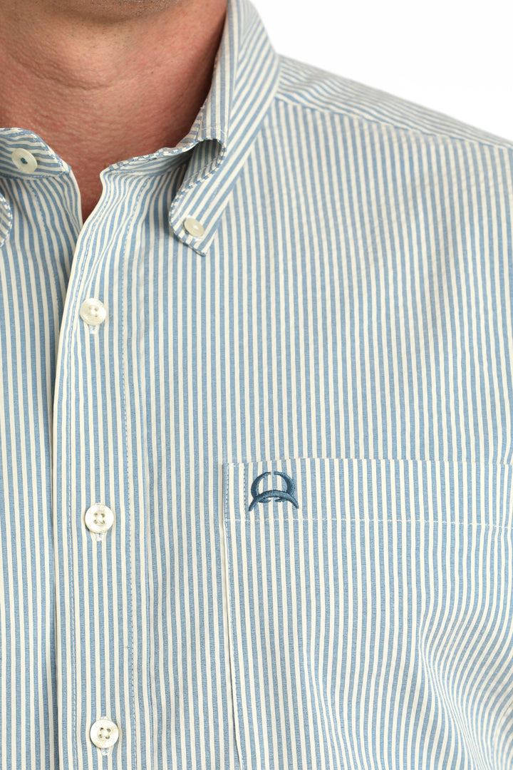 Cinch - Men's Athletic Stripe Short Sleeve