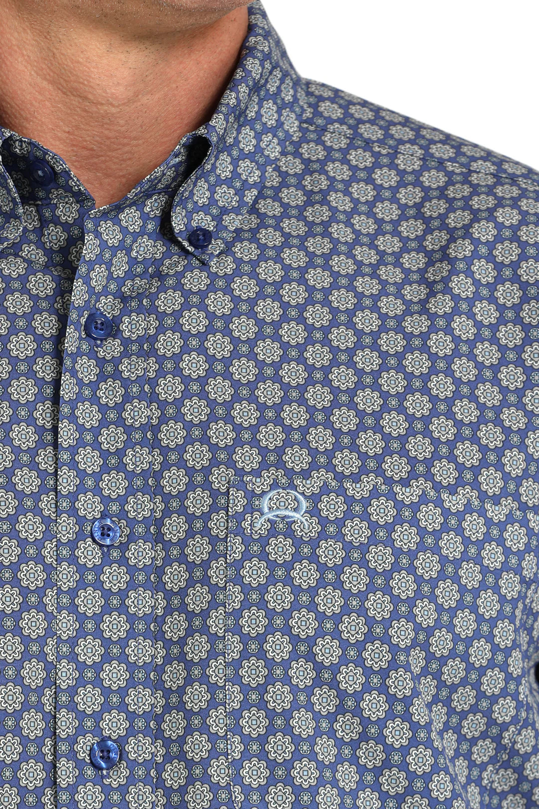 Cinch - Men's Vented Athletic Print Short Sleeve