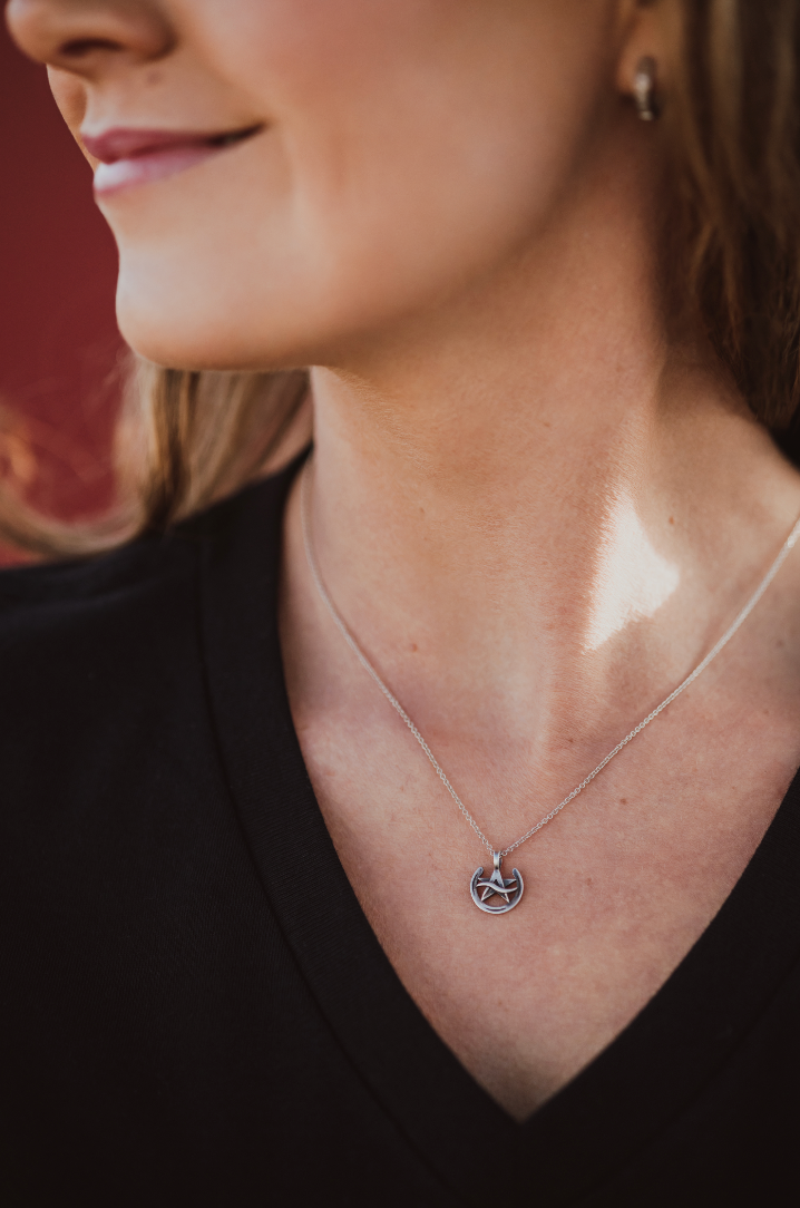 A MARSHALL Jewelry - Star & Horseshoe Logo Necklace