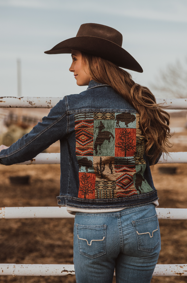 Western Embroidered Denim Jacket
