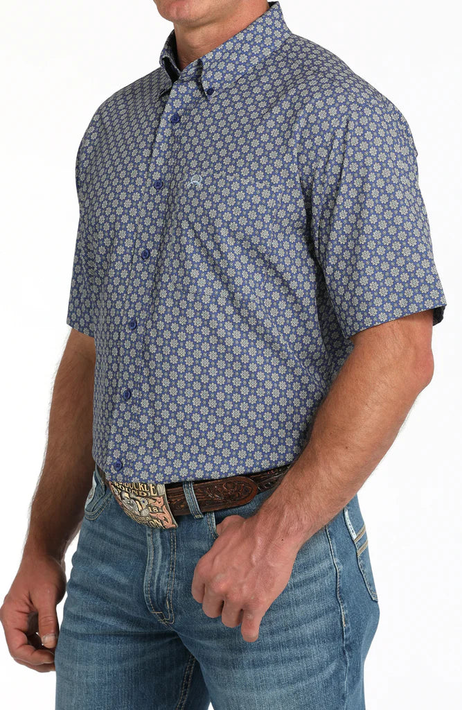 Cinch - Men's Vented Athletic Print Short Sleeve