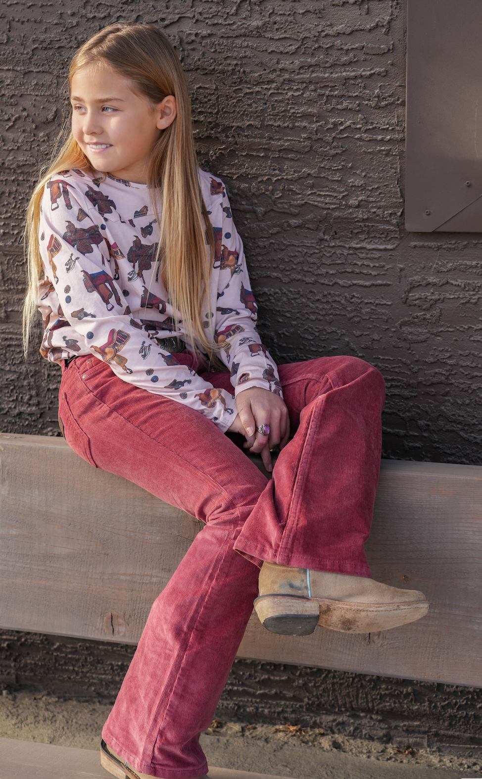 Wrangler - Girl's Flare Corduroy Pant