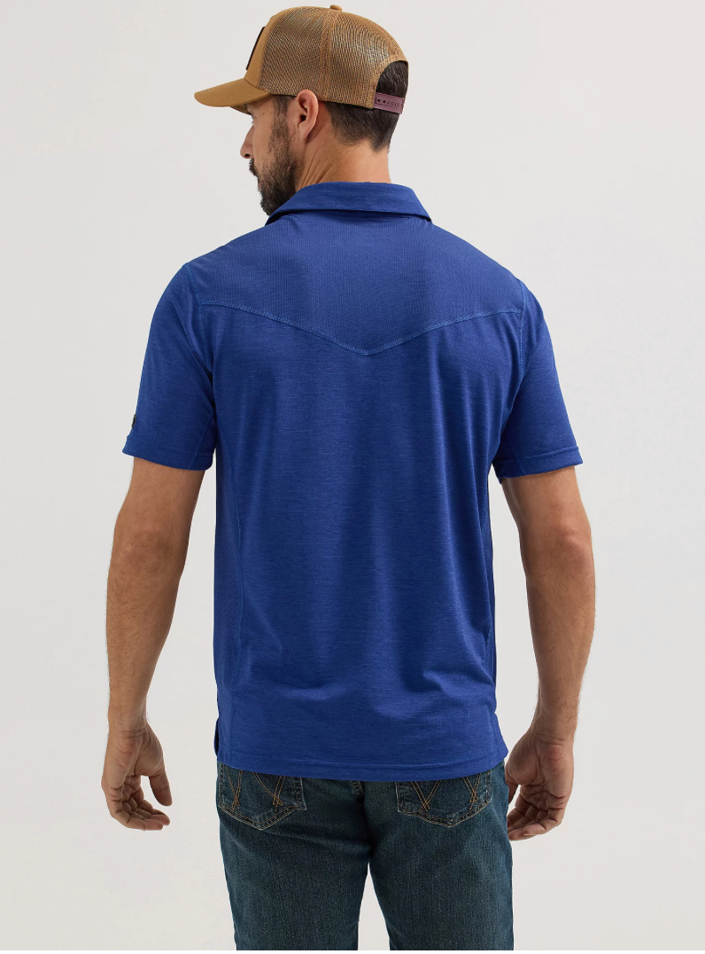 Wrangler - Men's Short Sleeve Performance Polo Shirt