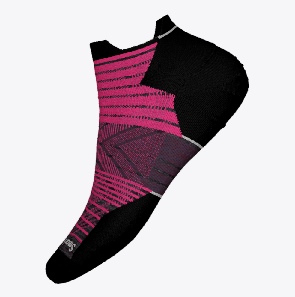 Smartwool Socks - Women's Run Zero Cushion Stripe Low Ankle Socks