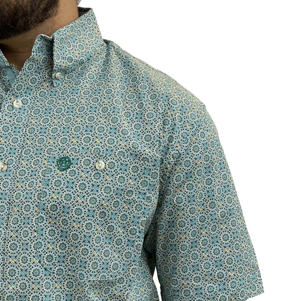 Wrangler - Men's Short Sleeve George Strait Two Pocket Shirt