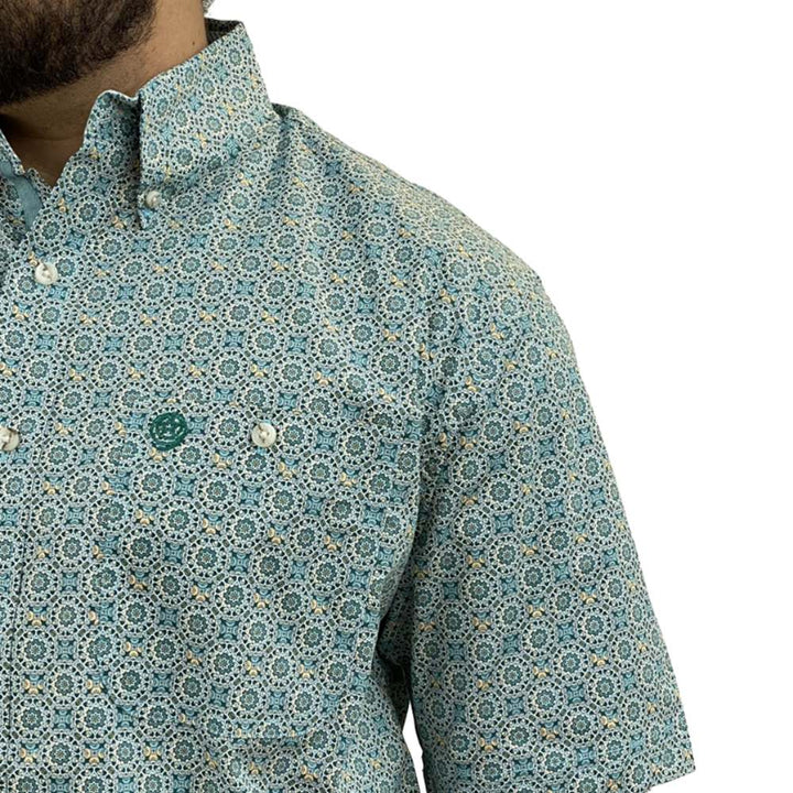 Wrangler - Men's Short Sleeve George Strait Two Pocket Shirt