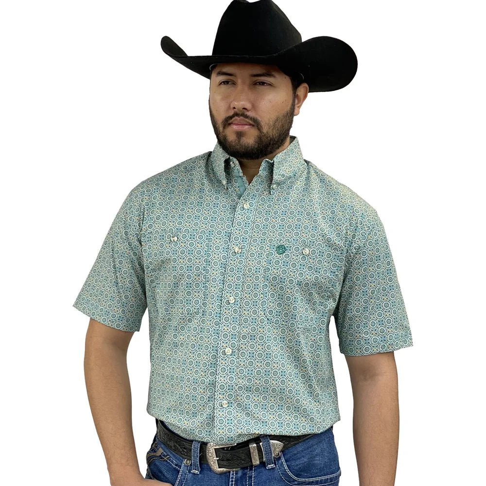Wrangler - Men's Short Sleeve George Strait Two Pocket Shirt