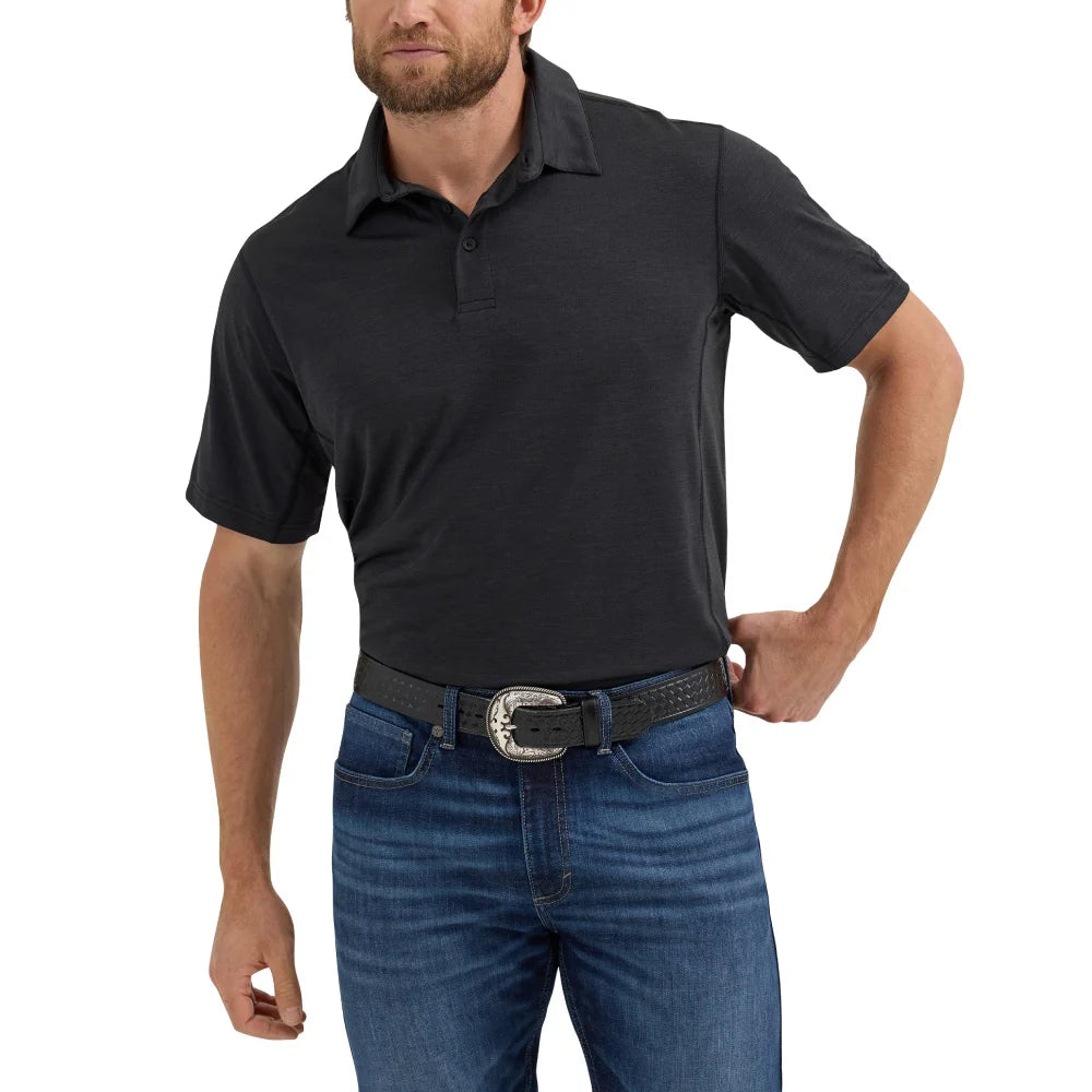 Wrangler - Men's Short Sleeve Performance Polo Shirt