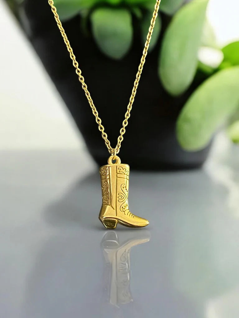 Flint & Feather - Prairie Soul Boot Necklace