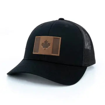 Canada Flag Leather Patch Hat