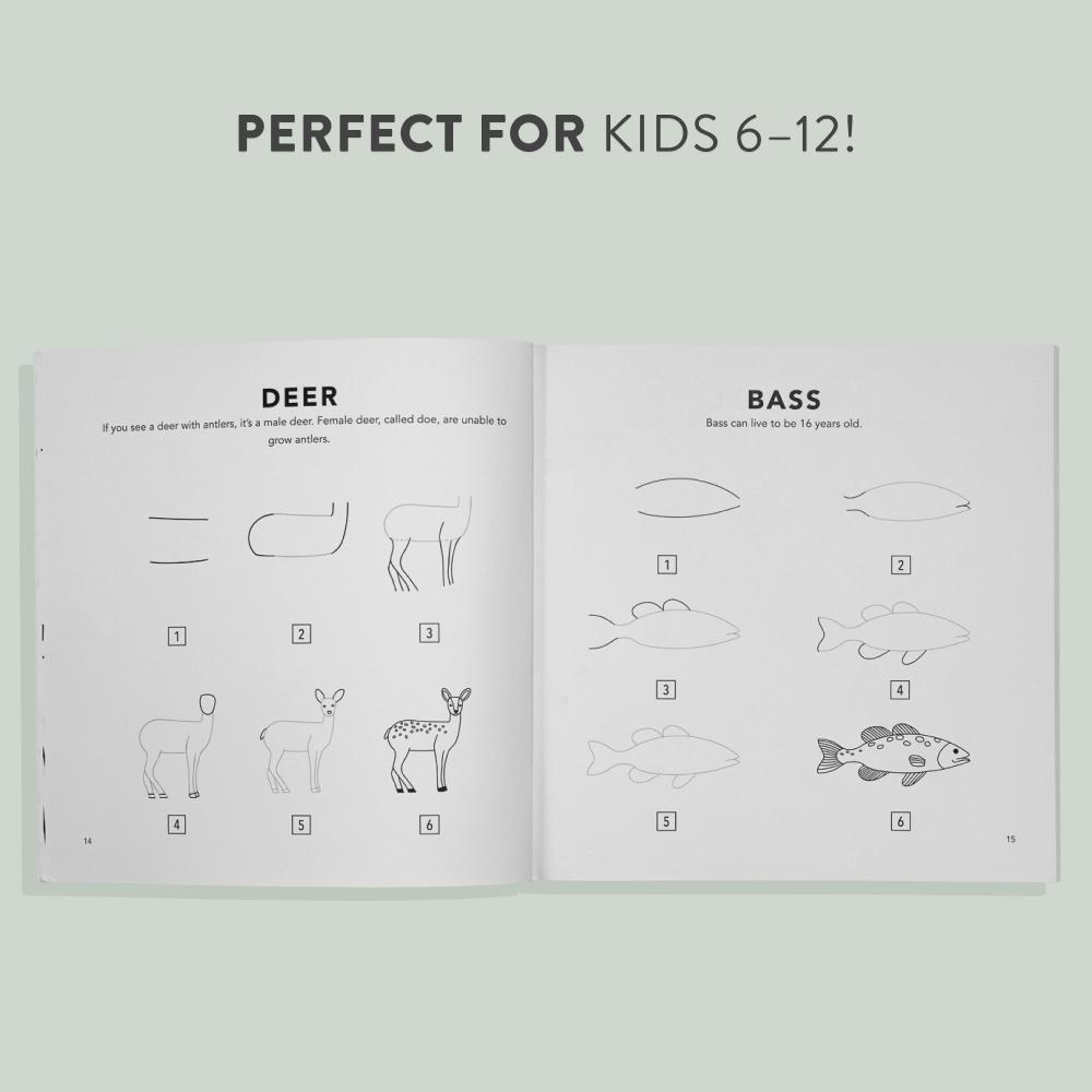 Children's Book - How to Draw Woodland Creatures for Kids