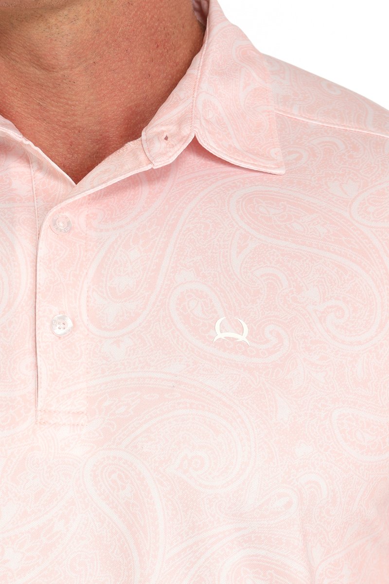 Cinch - Men's Paisley Print Polo