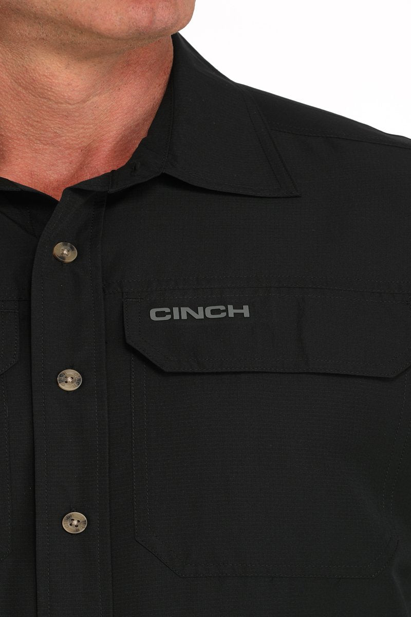 Cinch - Men's Ripstop Solid Button-Down