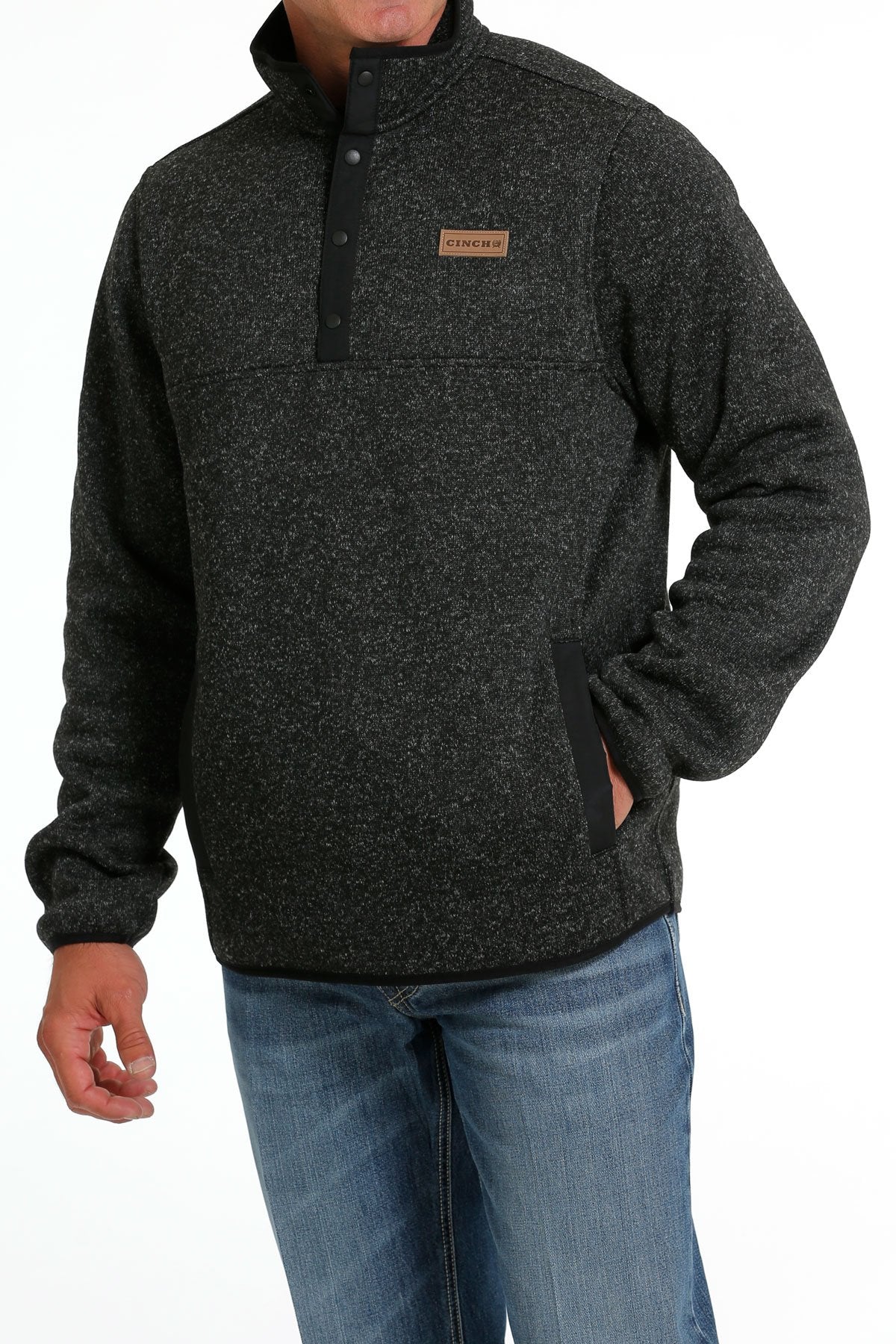 Cinch - Men's 1/4 Snap Pullover Sweater