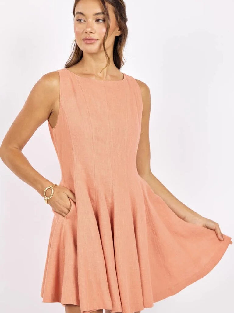 Sage The Label Coral Dress