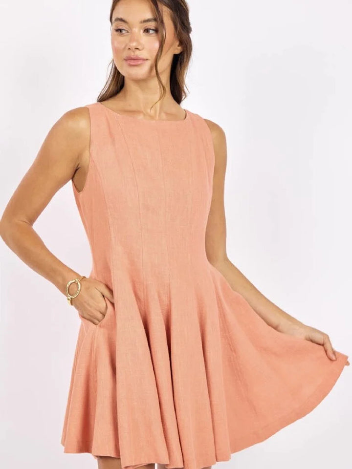 Sage The Label Coral Dress