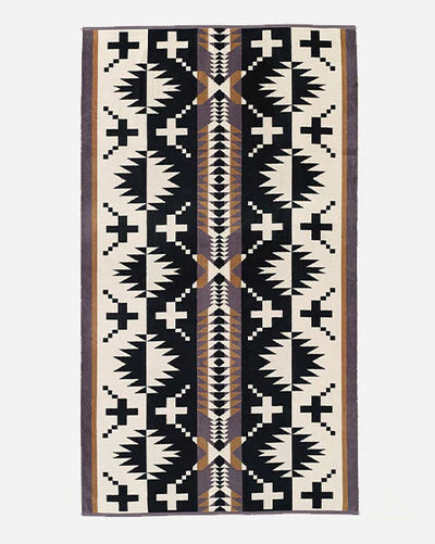 Pendleton Spider Rock Spa Towel Black/White
