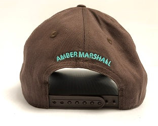 A Marshall Ball Cap: Brown AM Logo with Cork Details