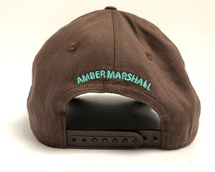 A MARSHALL Ball Cap - Brown AM Logo with Cork Details