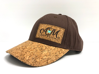 A Marshall Ball Cap: Brown AM Logo with Cork Details