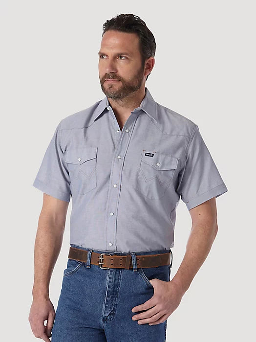 Wrangler - Mens Authentic Cowboy Cut Work Shirt
