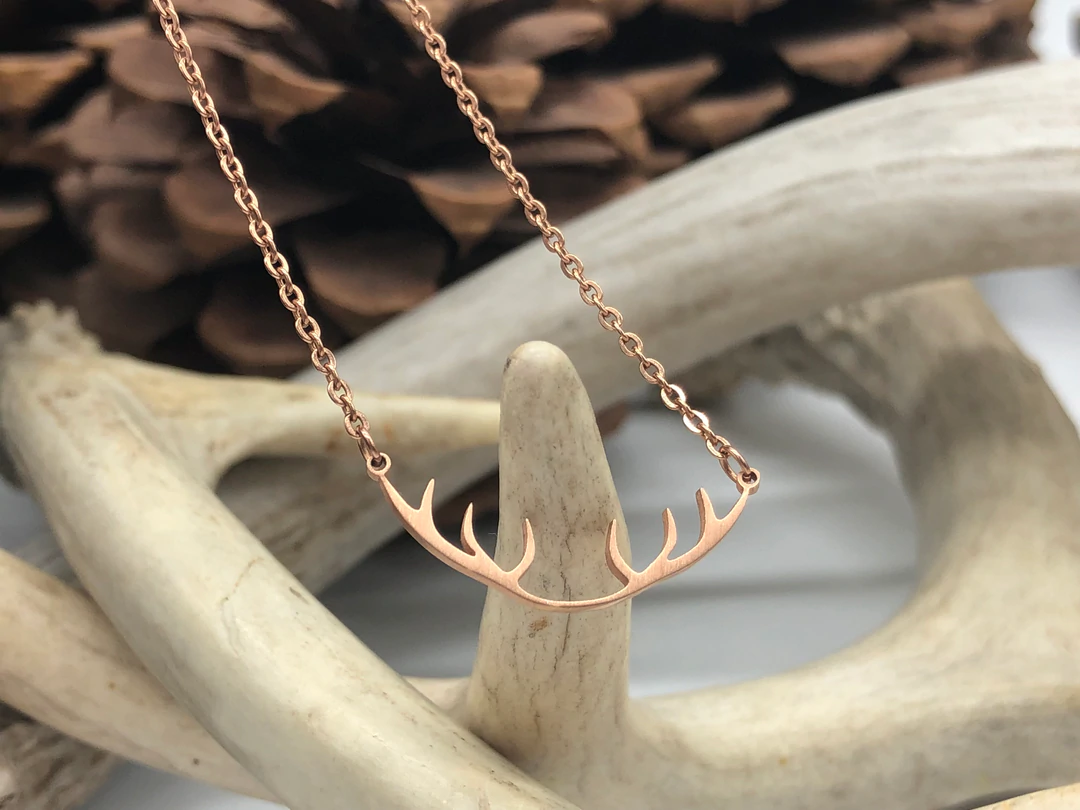 Flint & Feather - Antler Necklaces