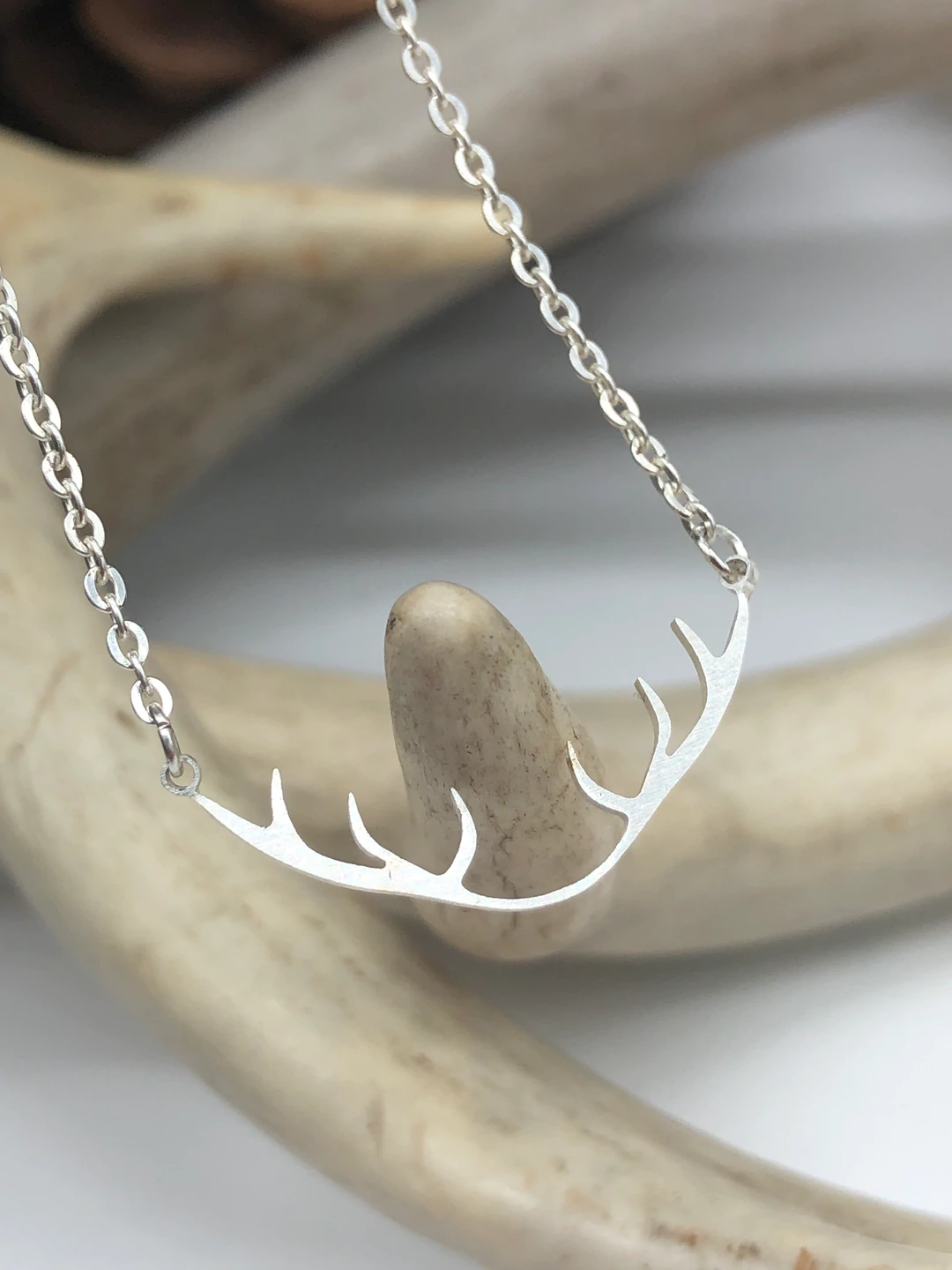 Flint & Feather - Antler Necklaces